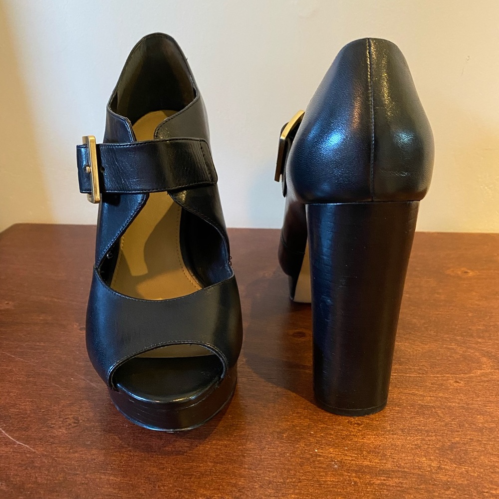 Michael Kors Open Toe Platform Pumps